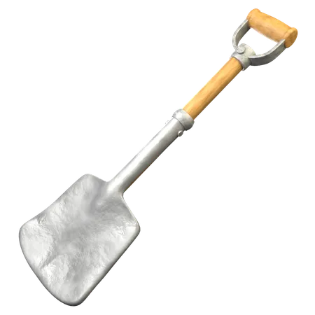 Square Shovel  3D Icon