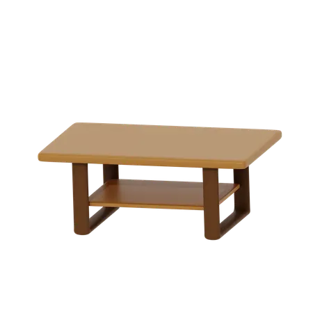 Square Table  3D Icon