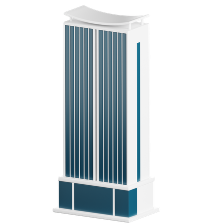 Square Tower  3D Icon