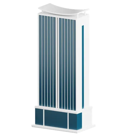 Square Tower  3D Icon