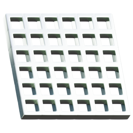 Squares Abstract Shape  3D Icon