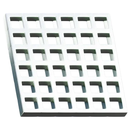 Squares Abstract Shape  3D Icon