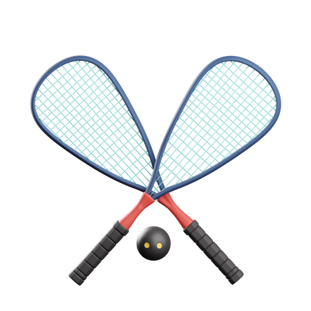 Squash 3D Illustration