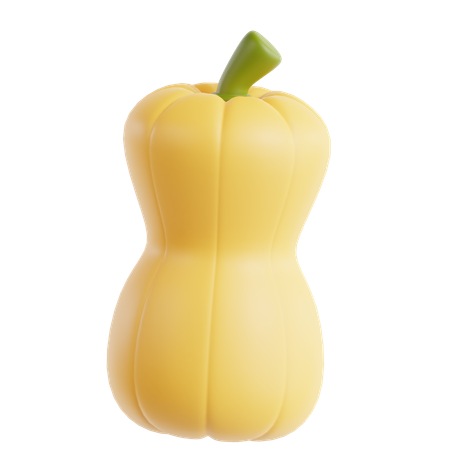 Squash Fruit  3D Icon