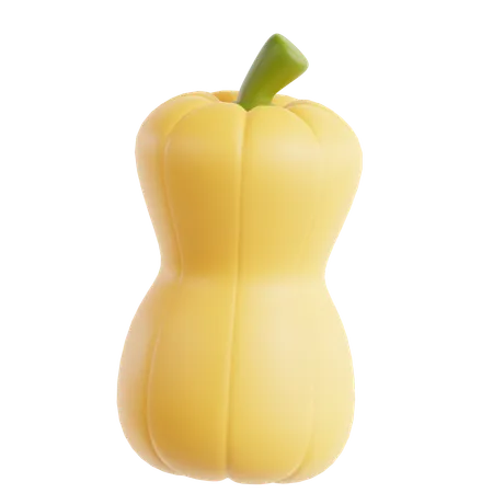 Squash Fruit  3D Icon