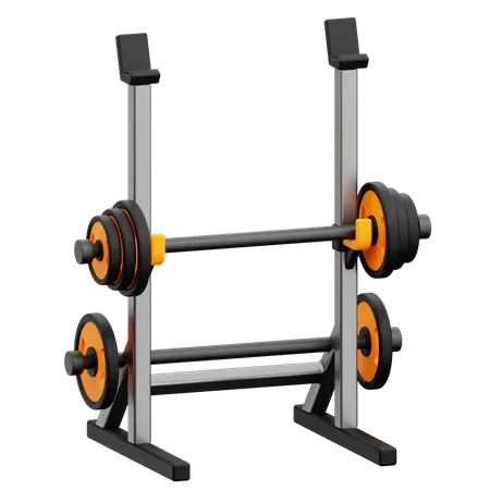 Squat Rack  3D Icon