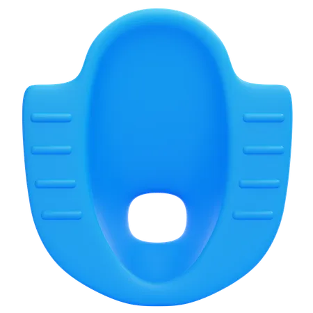 Squat Toilet  3D Icon