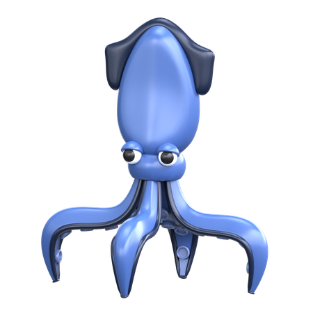 Squid  3D Icon