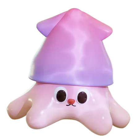 Squid  3D Icon