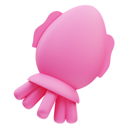 Squid  3D Icon