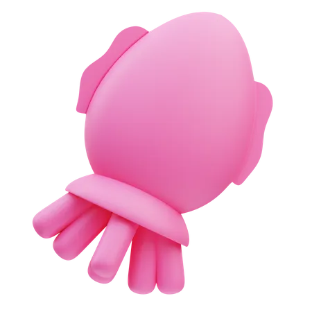 Squid  3D Icon