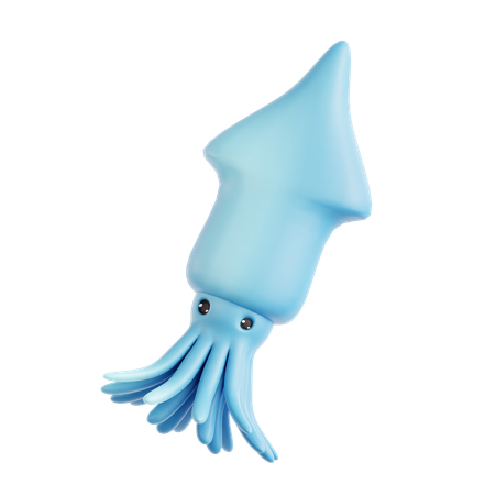 Squid  3D Icon