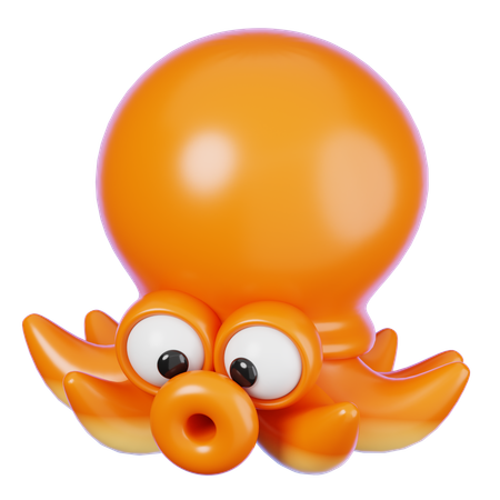 Squid  3D Icon