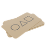 squidgame card 3d logo