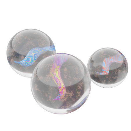 Squid Game Marble  3D Icon