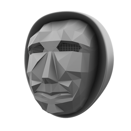 Squid Game Mask  3D Icon