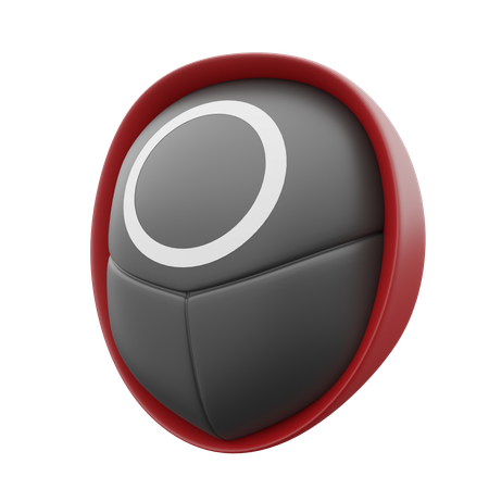 Squid Game Mask  3D Icon