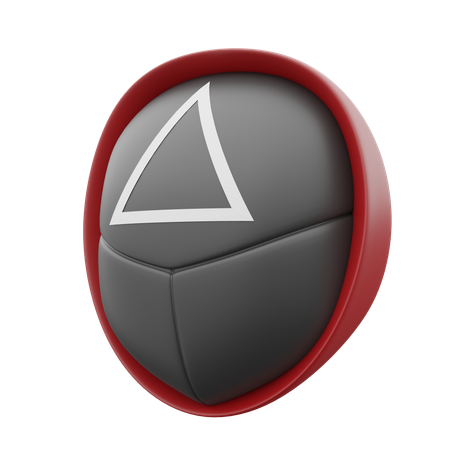 Squid Game Mask  3D Icon