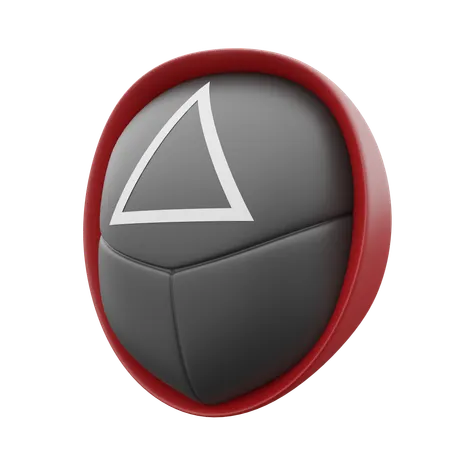 Squid Game Mask  3D Icon