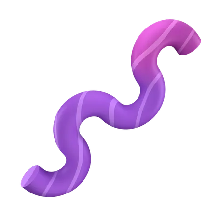 Squiggly Lines  3D Icon
