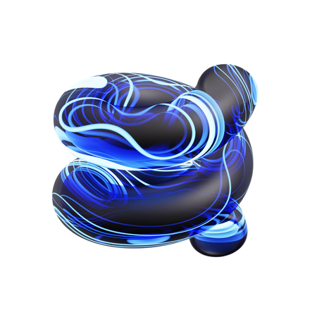 Squigly Line  3D Icon