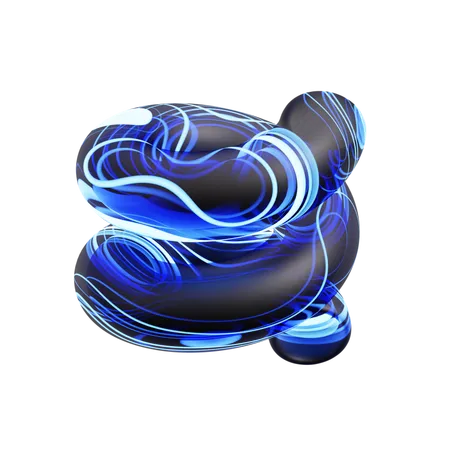 Squigly Line  3D Icon