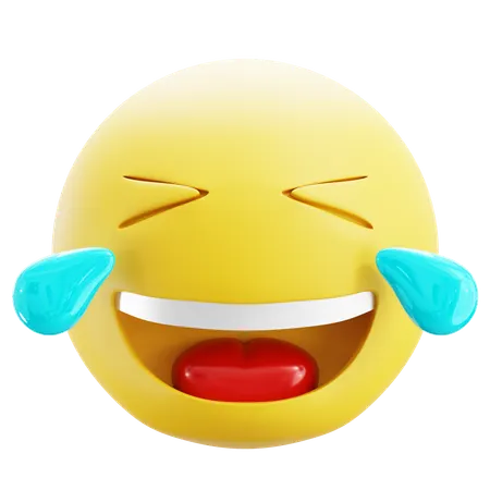 Squinting Emoji  3D Icon