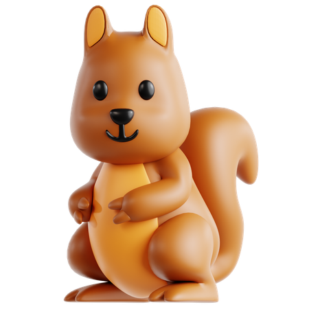 Squirrel  3D Icon