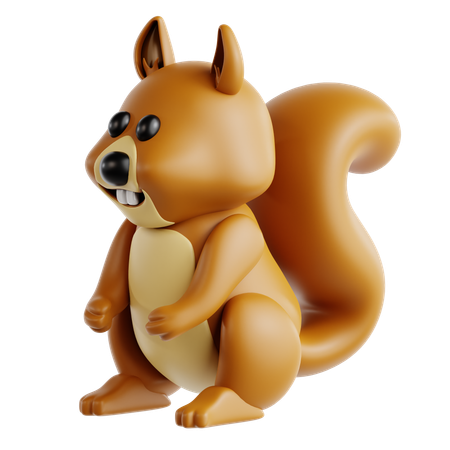 Squirrel  3D Icon