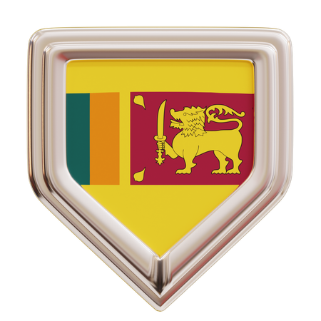 Sri Langka Flag  3D Icon