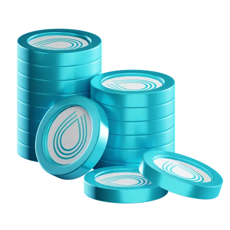Srm Coin Stacks  3D Icon