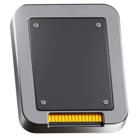 Solid State Drive Storage 3D Icon