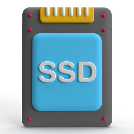 SSD  3D Icon