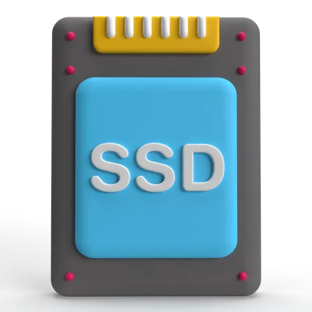 SSD  3D Icon