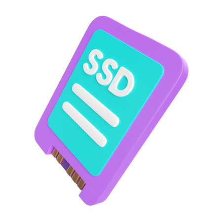 SSD  3D Icon