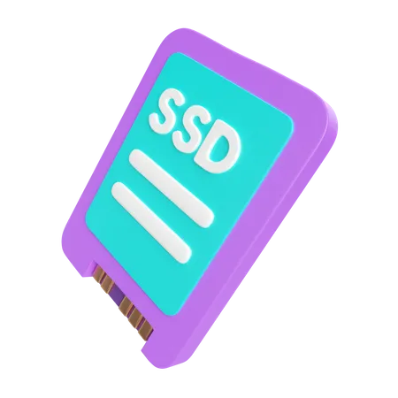 SSD  3D Icon