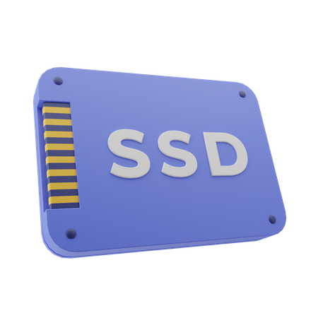 Ssd 3D Illustration
