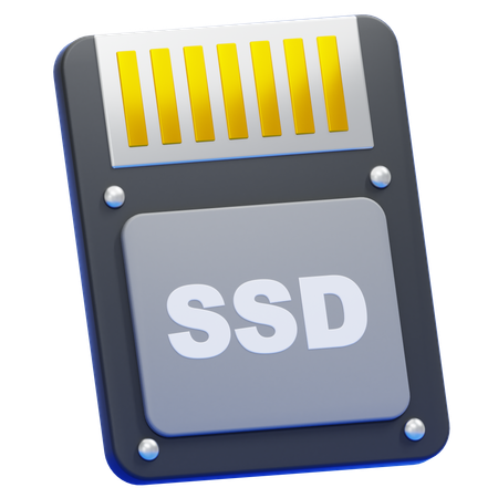 Ssd Drive  3D Icon