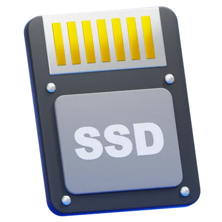 Ssd Drive  3D Icon
