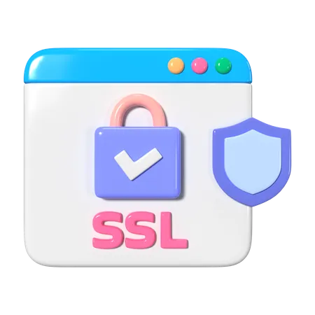 SSL  3D Icon