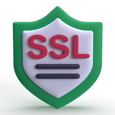 Ssl Certificate  3D Icon