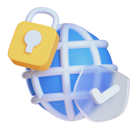 SSL Secure  3D Icon