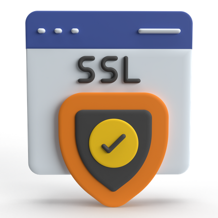 SSL Security  3D Icon