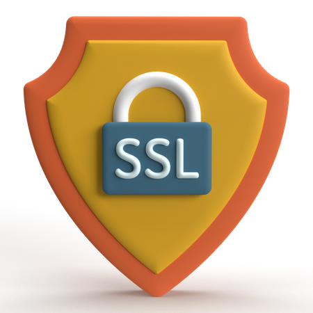 SSL Security  3D Icon
