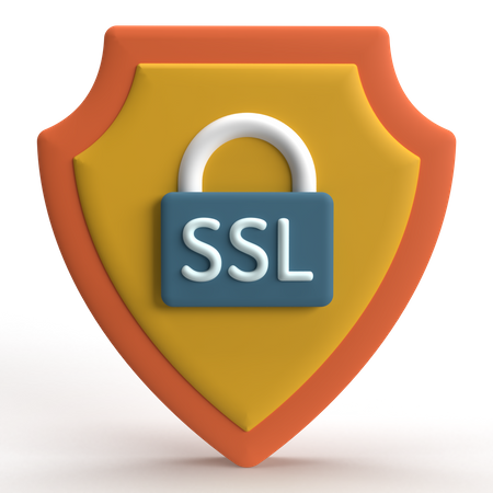 SSL Security  3D Icon