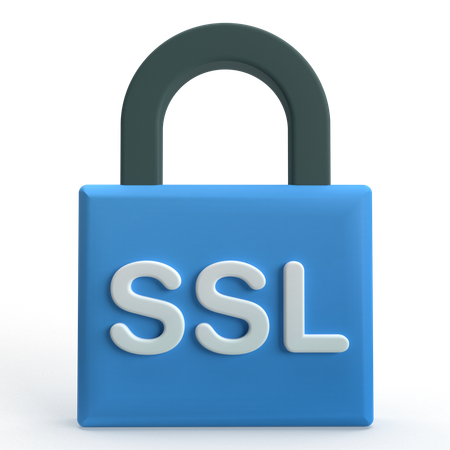 SSL-Sicherheit  3D Icon
