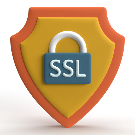 SSL-Sicherheit  3D Icon