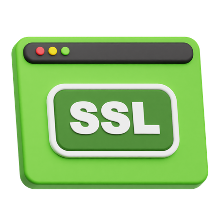 Ssl Website  3D Icon