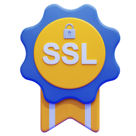 SSL-Zertifikat  3D Icon