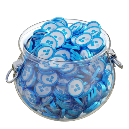 Ssv Clear Glass Pot  3D Icon